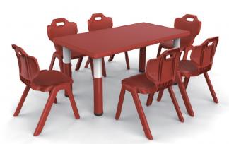 QX-17010豪华型幼儿长方桌